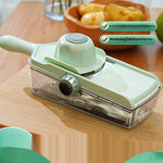 Multi-functional kitchen slicer with stainless steel blade and ergonomic handle for cutting vegetables
