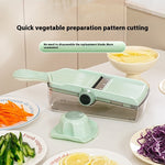 Multi-functional kitchen slicer with stainless steel blades and ergonomic handle for cutting vegetables